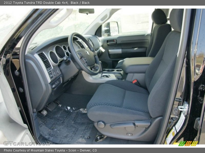 Black / Black 2012 Toyota Tundra TRD Double Cab 4x4