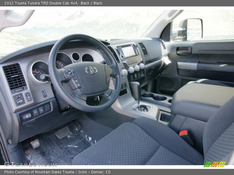 Black / Black 2012 Toyota Tundra TRD Double Cab 4x4