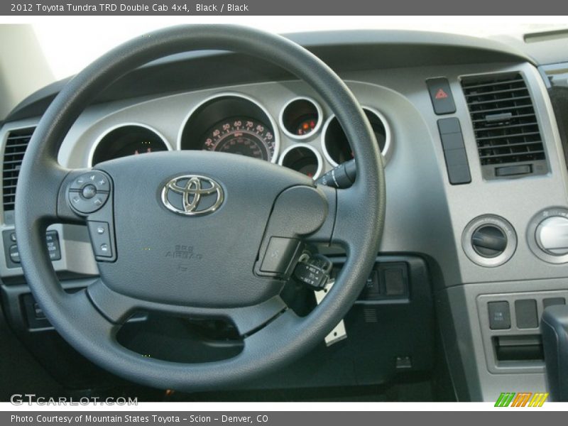 Black / Black 2012 Toyota Tundra TRD Double Cab 4x4