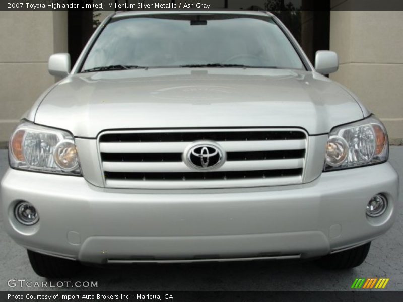 Millenium Silver Metallic / Ash Gray 2007 Toyota Highlander Limited