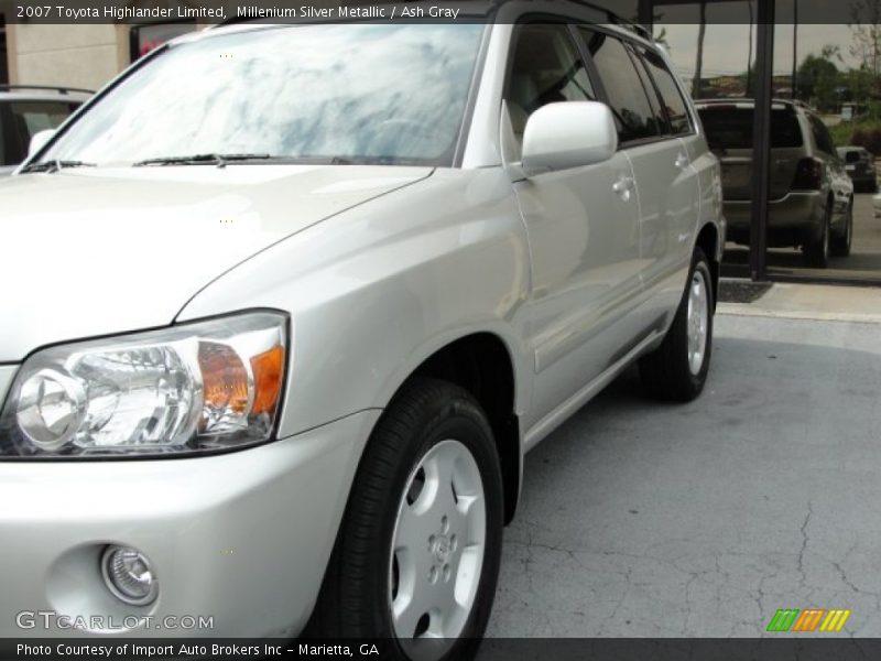 Millenium Silver Metallic / Ash Gray 2007 Toyota Highlander Limited