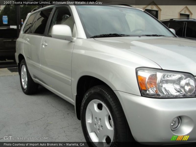Millenium Silver Metallic / Ash Gray 2007 Toyota Highlander Limited