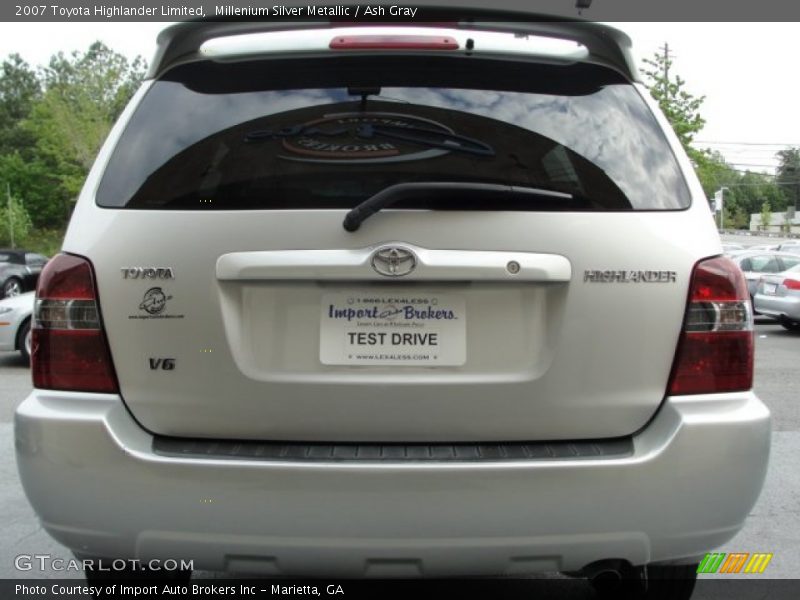 Millenium Silver Metallic / Ash Gray 2007 Toyota Highlander Limited
