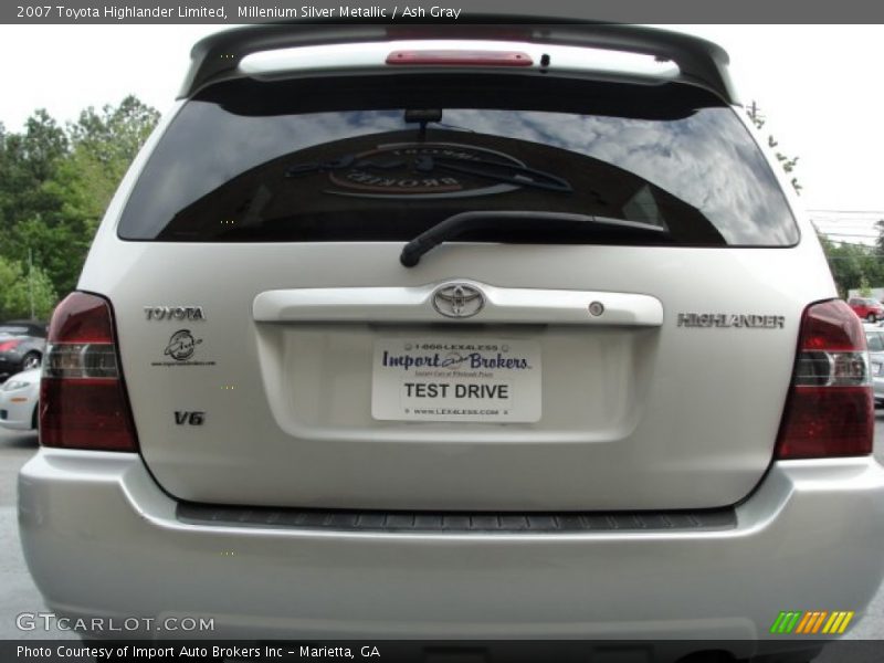 Millenium Silver Metallic / Ash Gray 2007 Toyota Highlander Limited