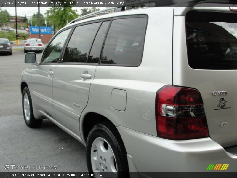 Millenium Silver Metallic / Ash Gray 2007 Toyota Highlander Limited