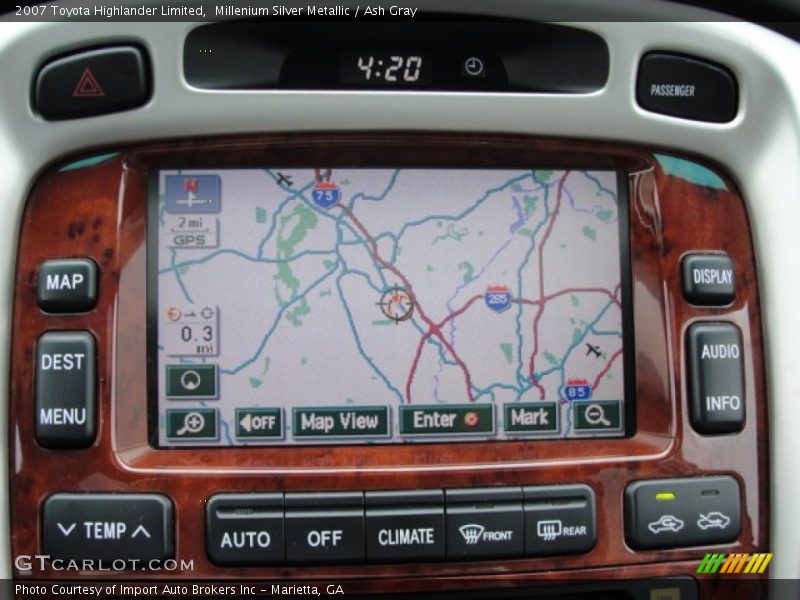 Millenium Silver Metallic / Ash Gray 2007 Toyota Highlander Limited