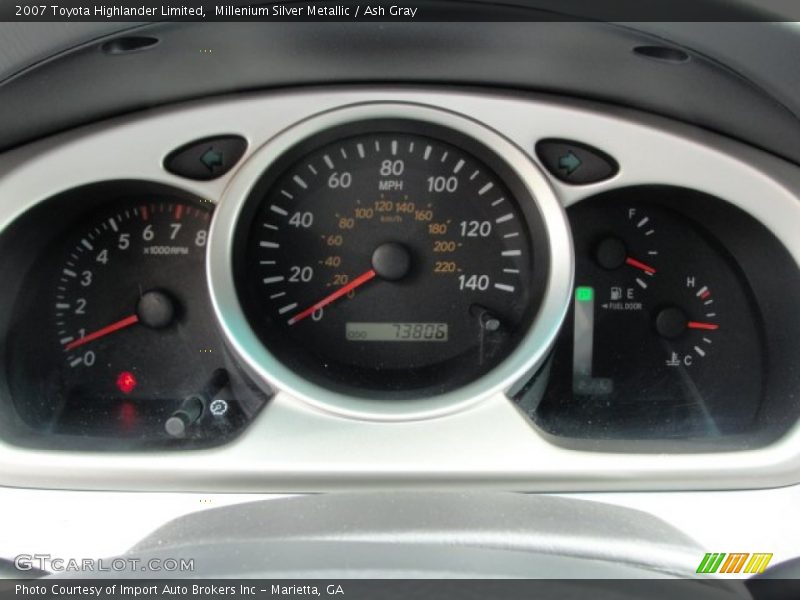 Millenium Silver Metallic / Ash Gray 2007 Toyota Highlander Limited