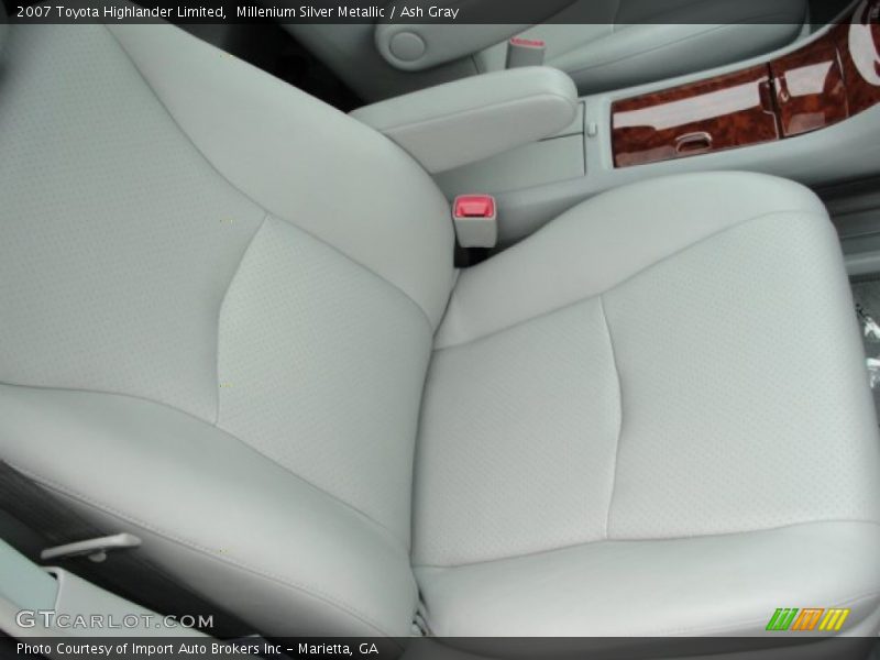 Millenium Silver Metallic / Ash Gray 2007 Toyota Highlander Limited