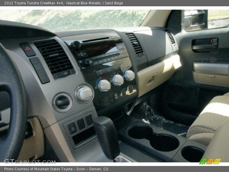 Nautical Blue Metallic / Sand Beige 2012 Toyota Tundra CrewMax 4x4