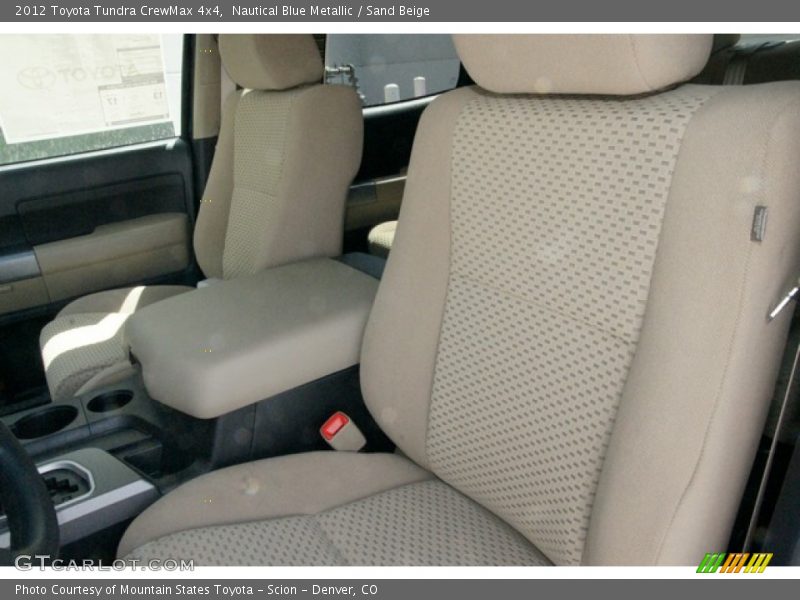 Nautical Blue Metallic / Sand Beige 2012 Toyota Tundra CrewMax 4x4