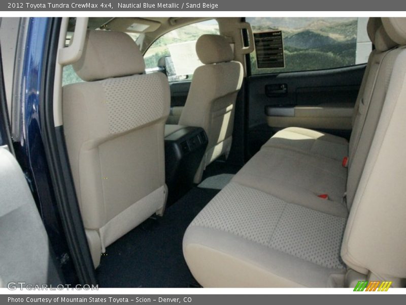 Nautical Blue Metallic / Sand Beige 2012 Toyota Tundra CrewMax 4x4