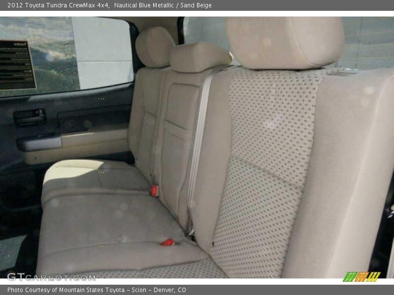 Nautical Blue Metallic / Sand Beige 2012 Toyota Tundra CrewMax 4x4