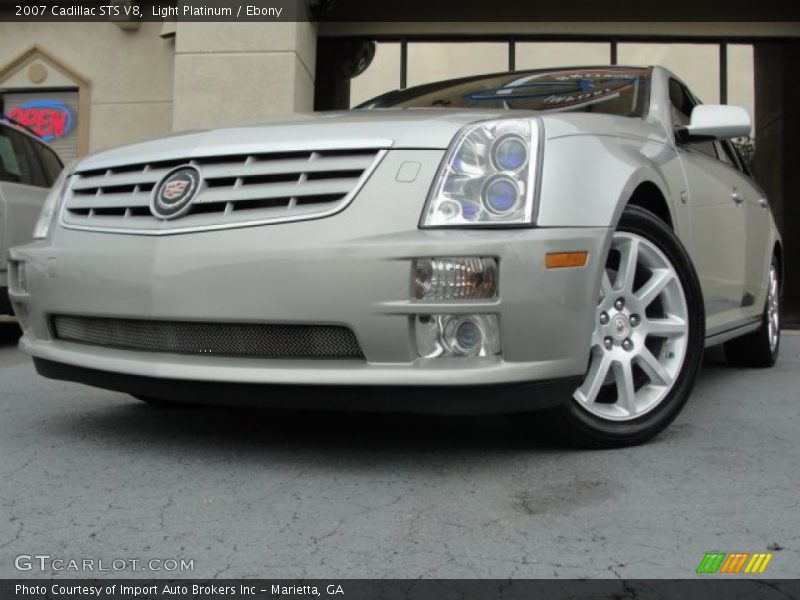 Light Platinum / Ebony 2007 Cadillac STS V8