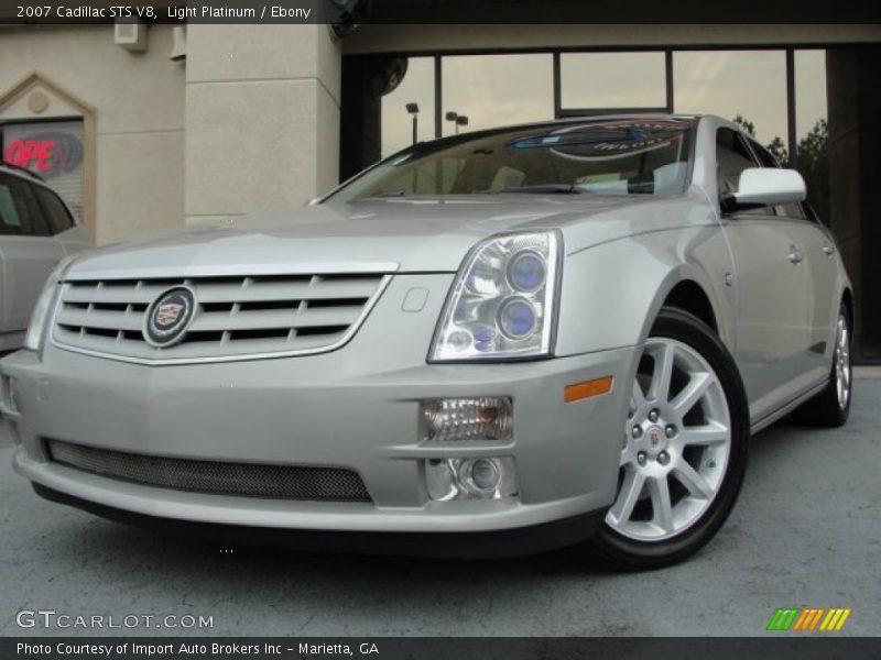 Light Platinum / Ebony 2007 Cadillac STS V8
