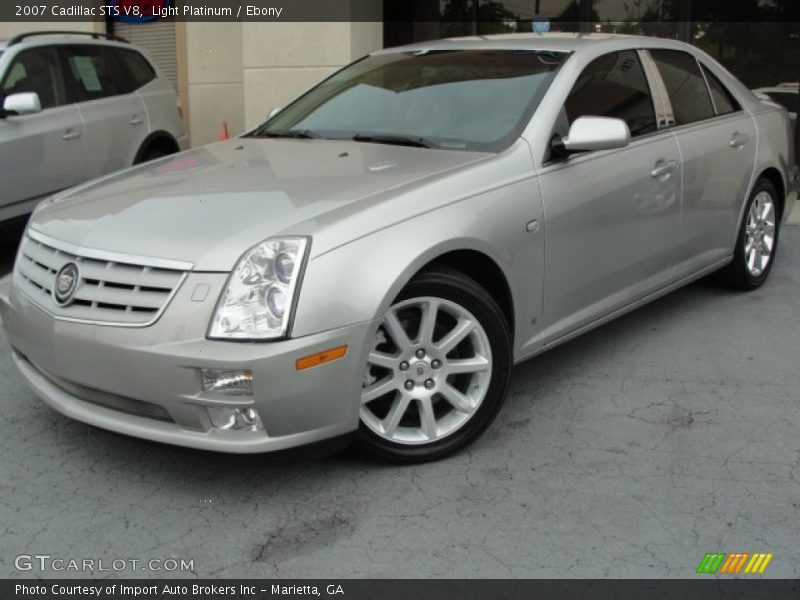 Light Platinum / Ebony 2007 Cadillac STS V8