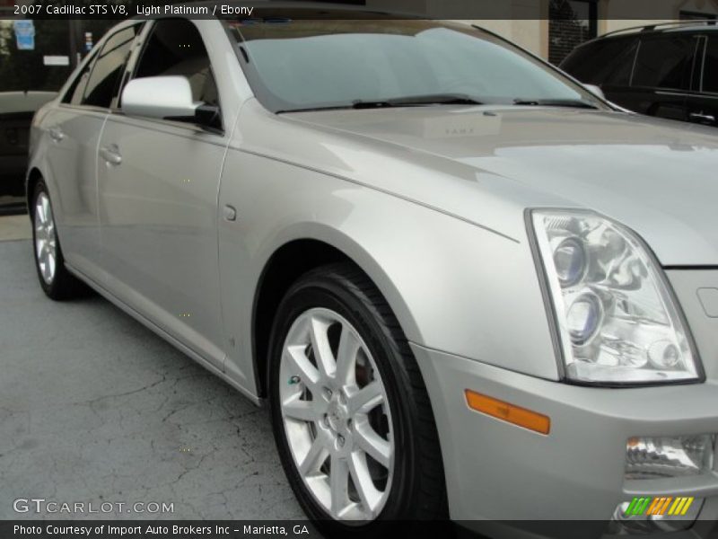 Light Platinum / Ebony 2007 Cadillac STS V8