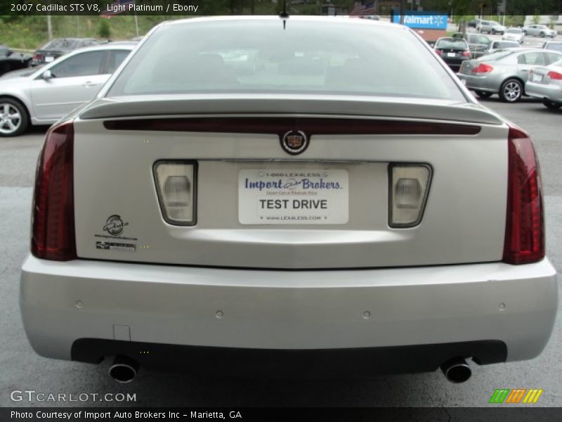 Light Platinum / Ebony 2007 Cadillac STS V8
