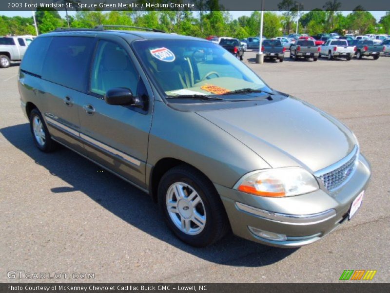 Spruce Green Metallic / Medium Graphite 2003 Ford Windstar SE