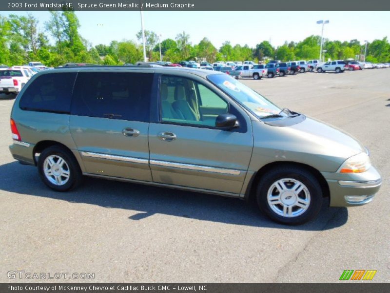 Spruce Green Metallic / Medium Graphite 2003 Ford Windstar SE