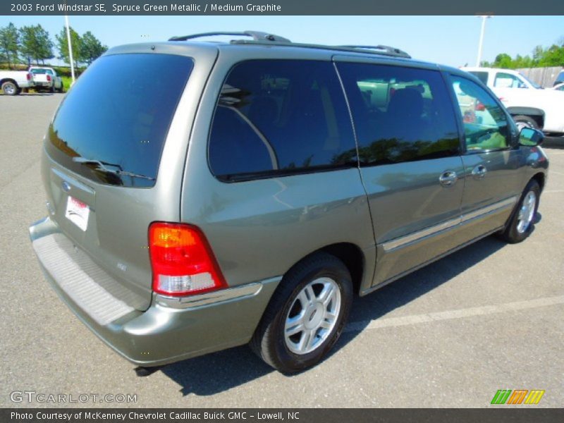 Spruce Green Metallic / Medium Graphite 2003 Ford Windstar SE