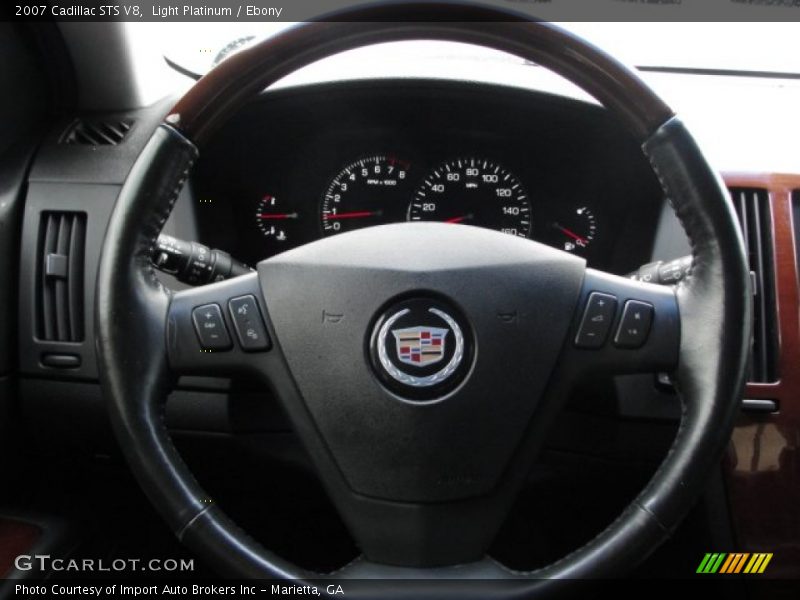 Light Platinum / Ebony 2007 Cadillac STS V8