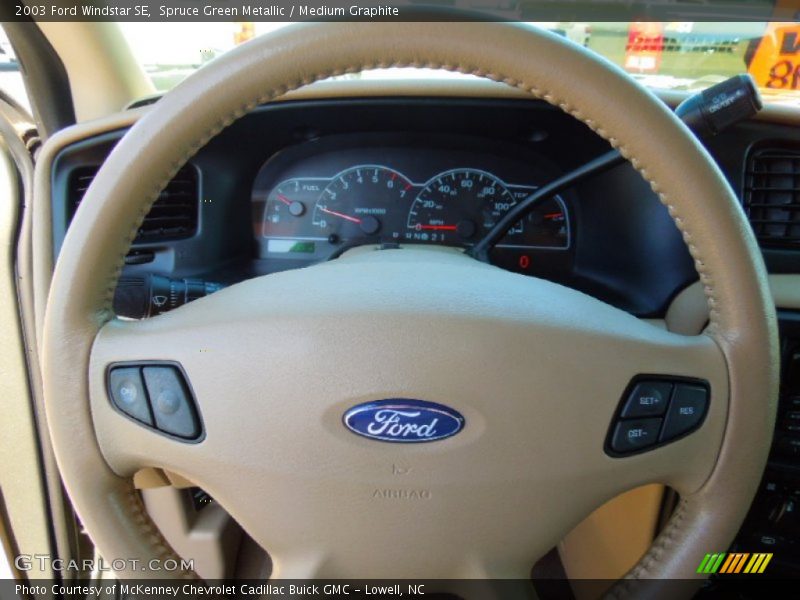 Spruce Green Metallic / Medium Graphite 2003 Ford Windstar SE