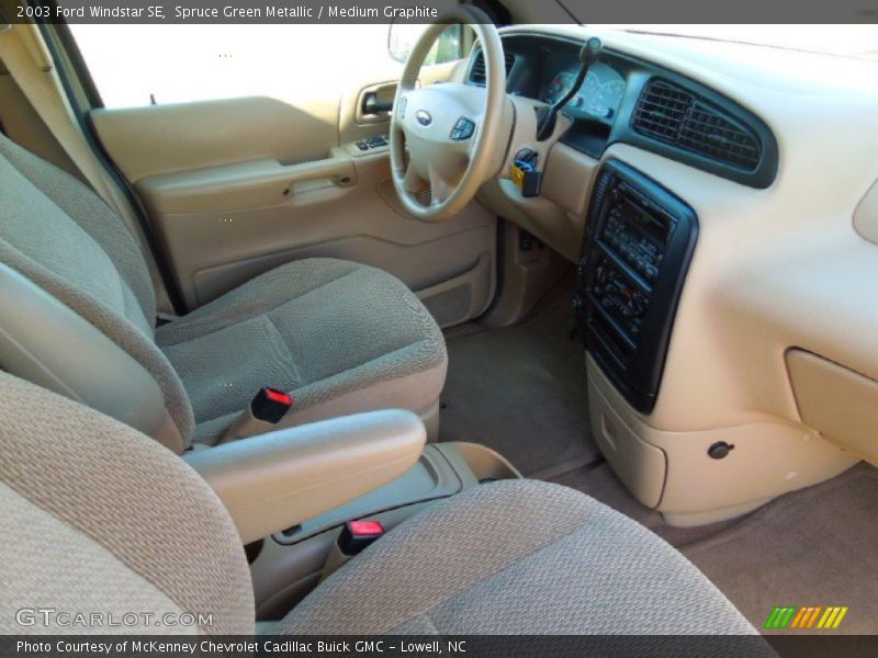 Spruce Green Metallic / Medium Graphite 2003 Ford Windstar SE