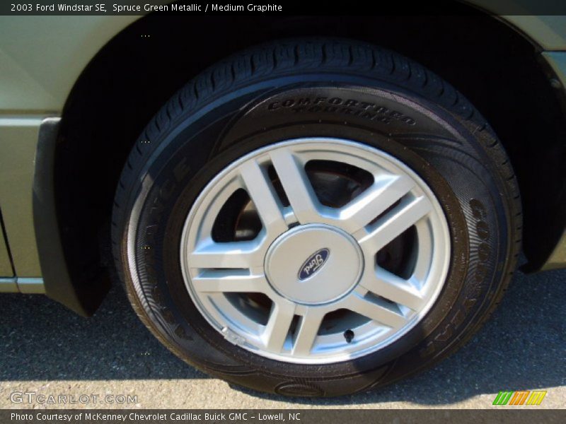 Spruce Green Metallic / Medium Graphite 2003 Ford Windstar SE
