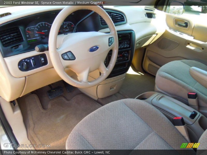 Spruce Green Metallic / Medium Graphite 2003 Ford Windstar SE