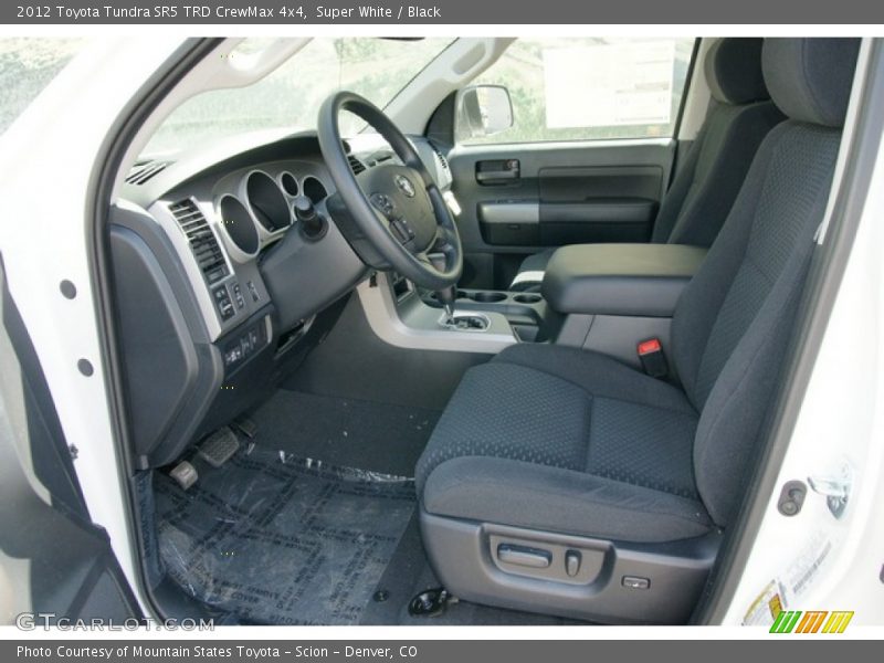 Super White / Black 2012 Toyota Tundra SR5 TRD CrewMax 4x4