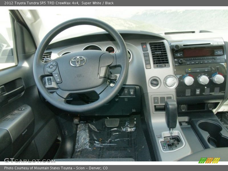 Super White / Black 2012 Toyota Tundra SR5 TRD CrewMax 4x4