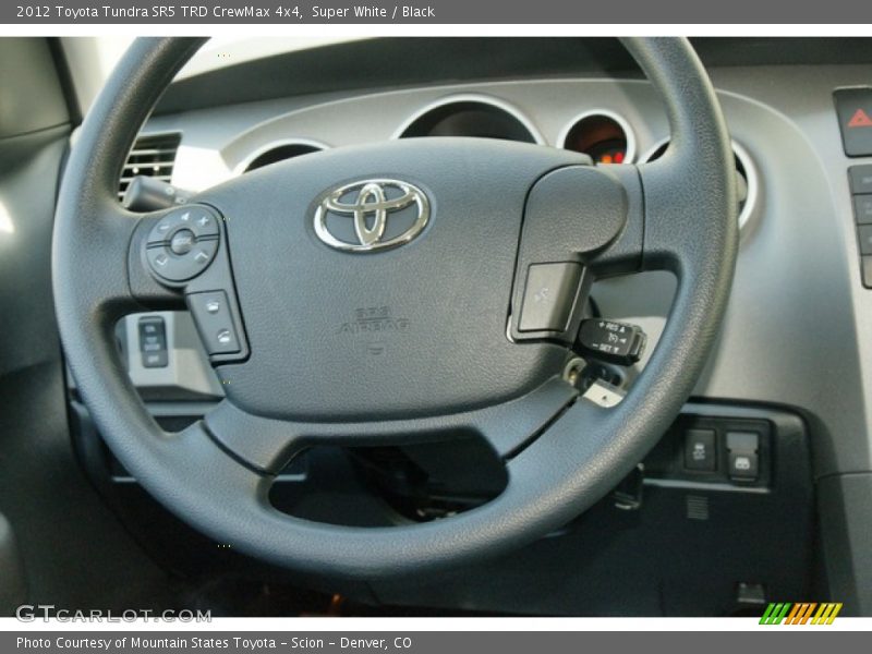 Super White / Black 2012 Toyota Tundra SR5 TRD CrewMax 4x4