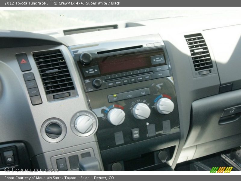Super White / Black 2012 Toyota Tundra SR5 TRD CrewMax 4x4