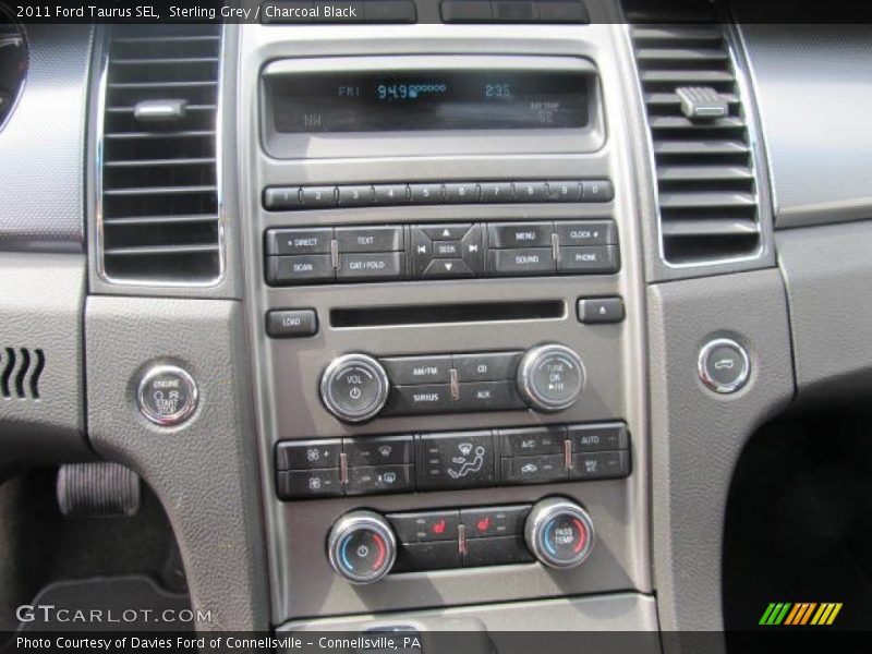 Sterling Grey / Charcoal Black 2011 Ford Taurus SEL