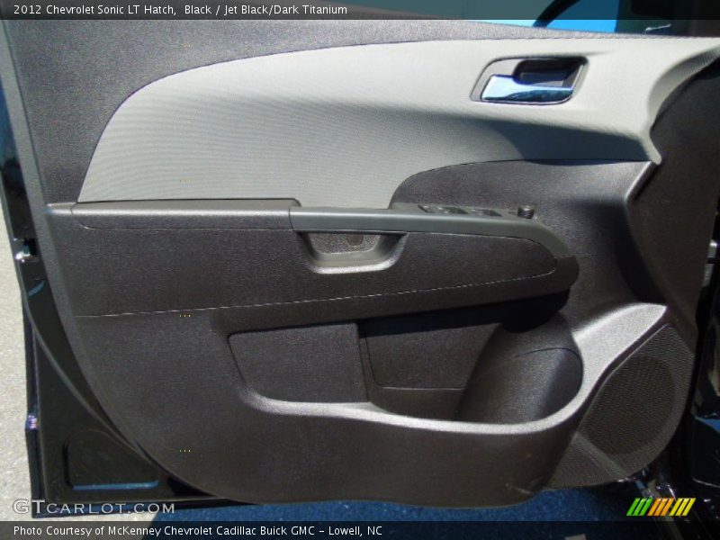 Black / Jet Black/Dark Titanium 2012 Chevrolet Sonic LT Hatch