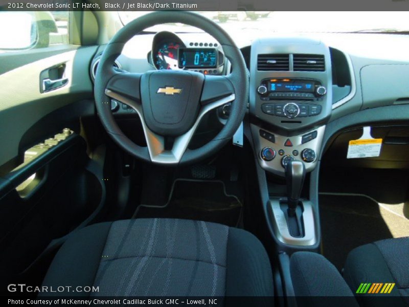 Black / Jet Black/Dark Titanium 2012 Chevrolet Sonic LT Hatch