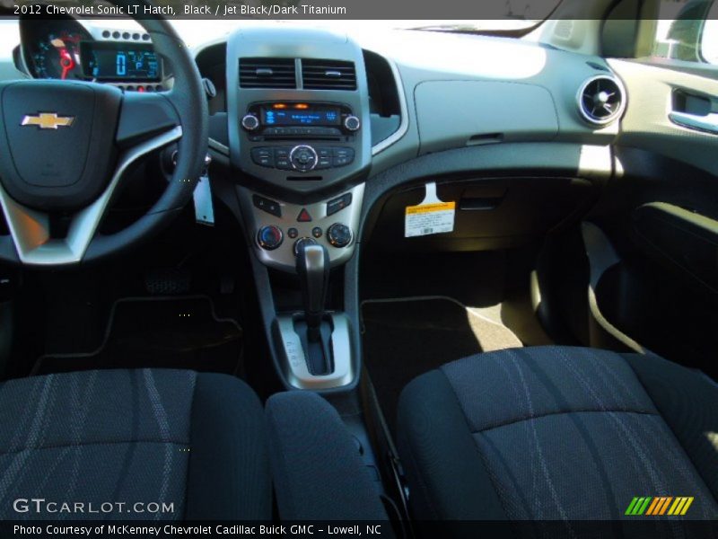 Black / Jet Black/Dark Titanium 2012 Chevrolet Sonic LT Hatch