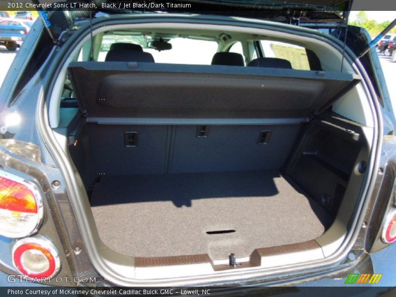 Black / Jet Black/Dark Titanium 2012 Chevrolet Sonic LT Hatch