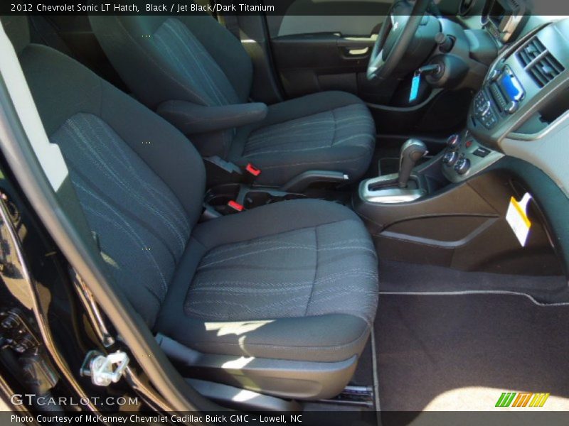 Black / Jet Black/Dark Titanium 2012 Chevrolet Sonic LT Hatch