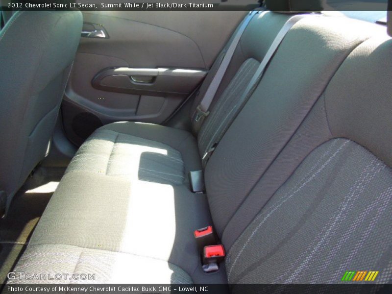 Summit White / Jet Black/Dark Titanium 2012 Chevrolet Sonic LT Sedan