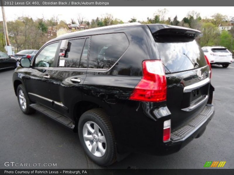 Obsidian Black / Black/Auburn Bubinga 2012 Lexus GX 460