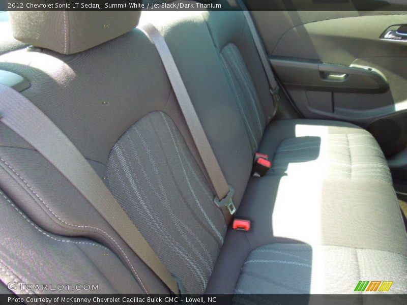 Summit White / Jet Black/Dark Titanium 2012 Chevrolet Sonic LT Sedan