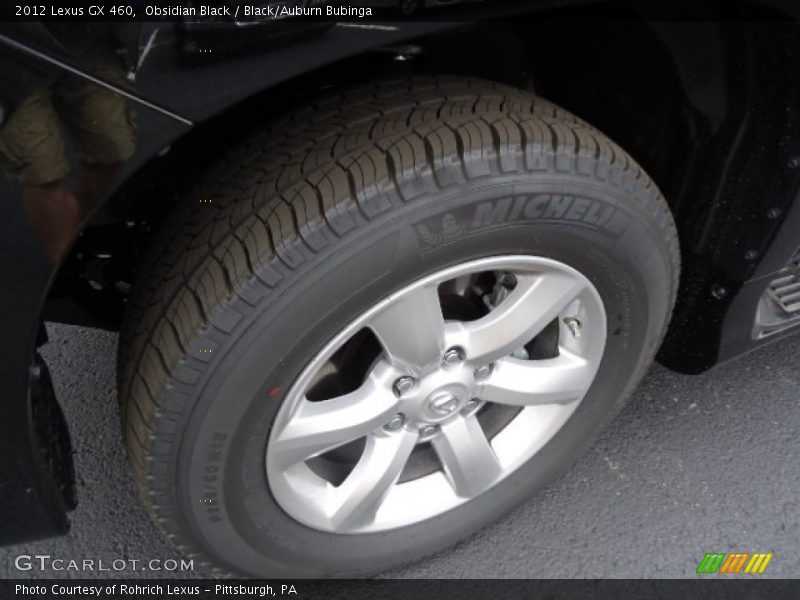 Obsidian Black / Black/Auburn Bubinga 2012 Lexus GX 460