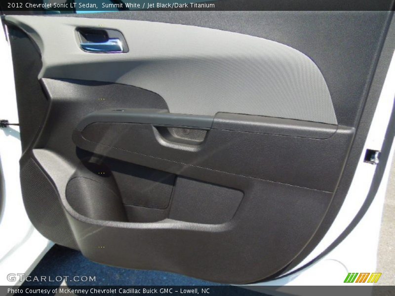Summit White / Jet Black/Dark Titanium 2012 Chevrolet Sonic LT Sedan