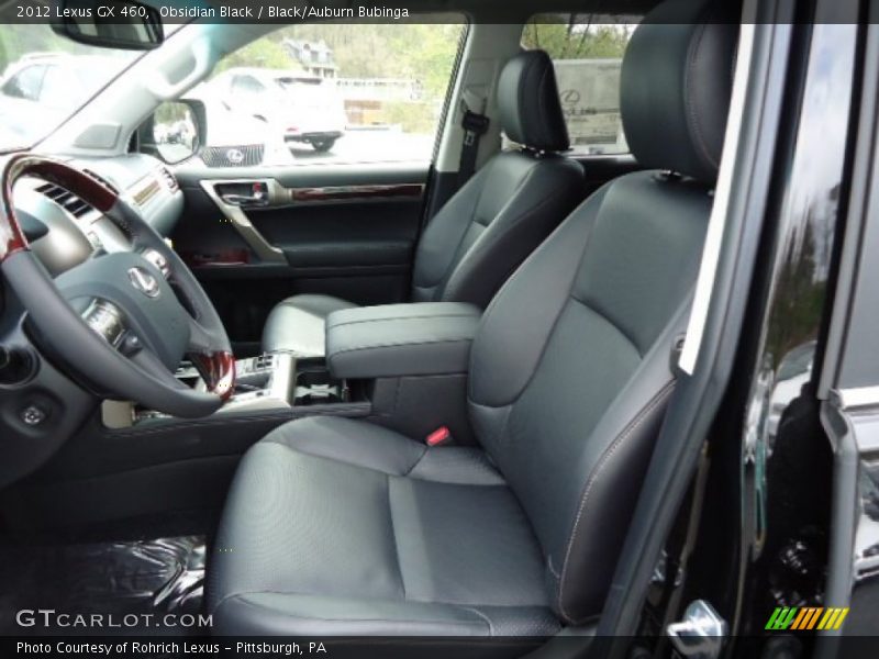 Obsidian Black / Black/Auburn Bubinga 2012 Lexus GX 460