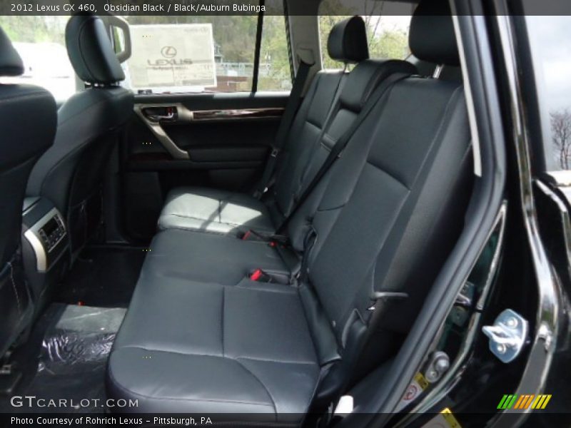 Obsidian Black / Black/Auburn Bubinga 2012 Lexus GX 460