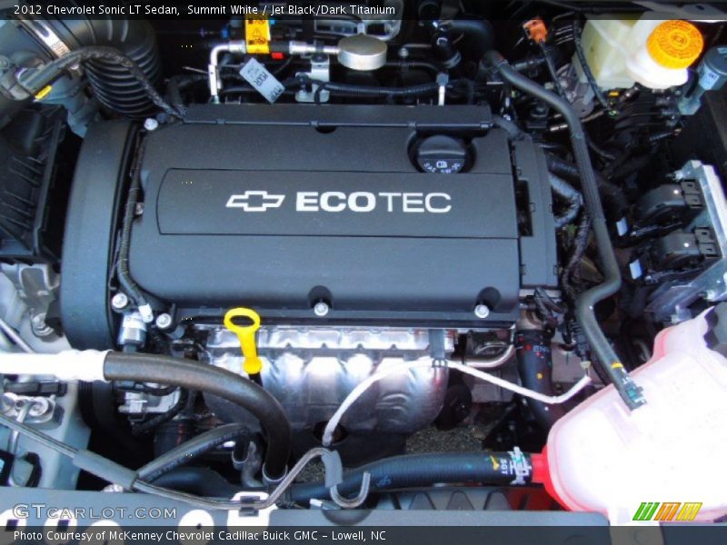 Summit White / Jet Black/Dark Titanium 2012 Chevrolet Sonic LT Sedan