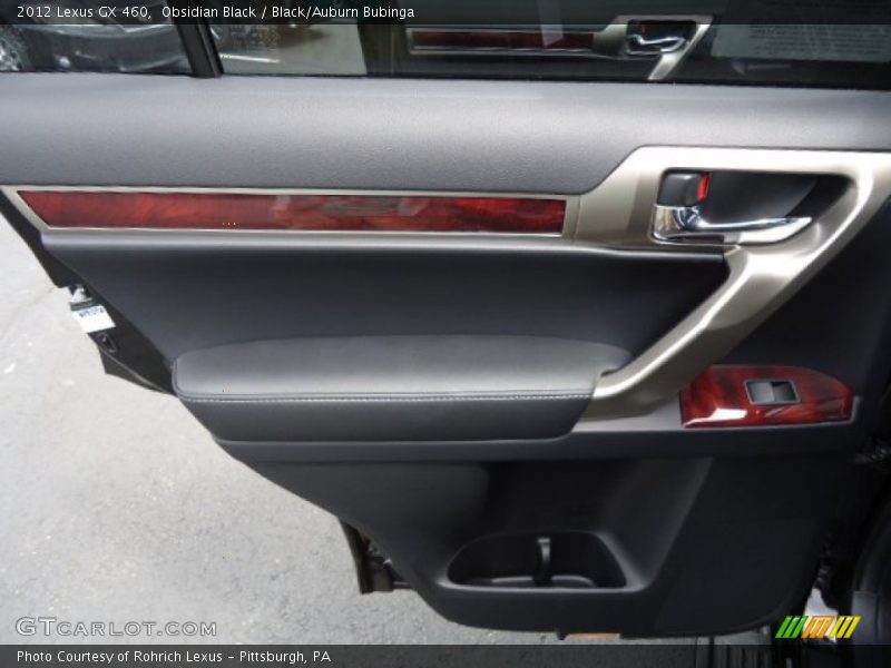 Obsidian Black / Black/Auburn Bubinga 2012 Lexus GX 460