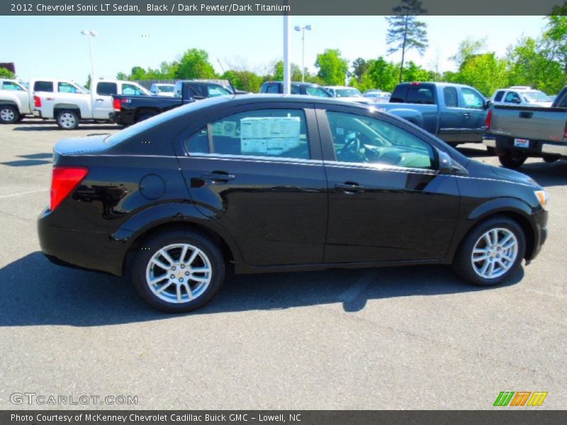 Black / Dark Pewter/Dark Titanium 2012 Chevrolet Sonic LT Sedan