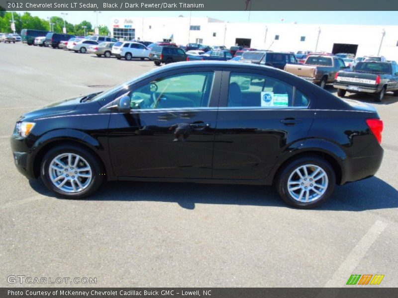 Black / Dark Pewter/Dark Titanium 2012 Chevrolet Sonic LT Sedan